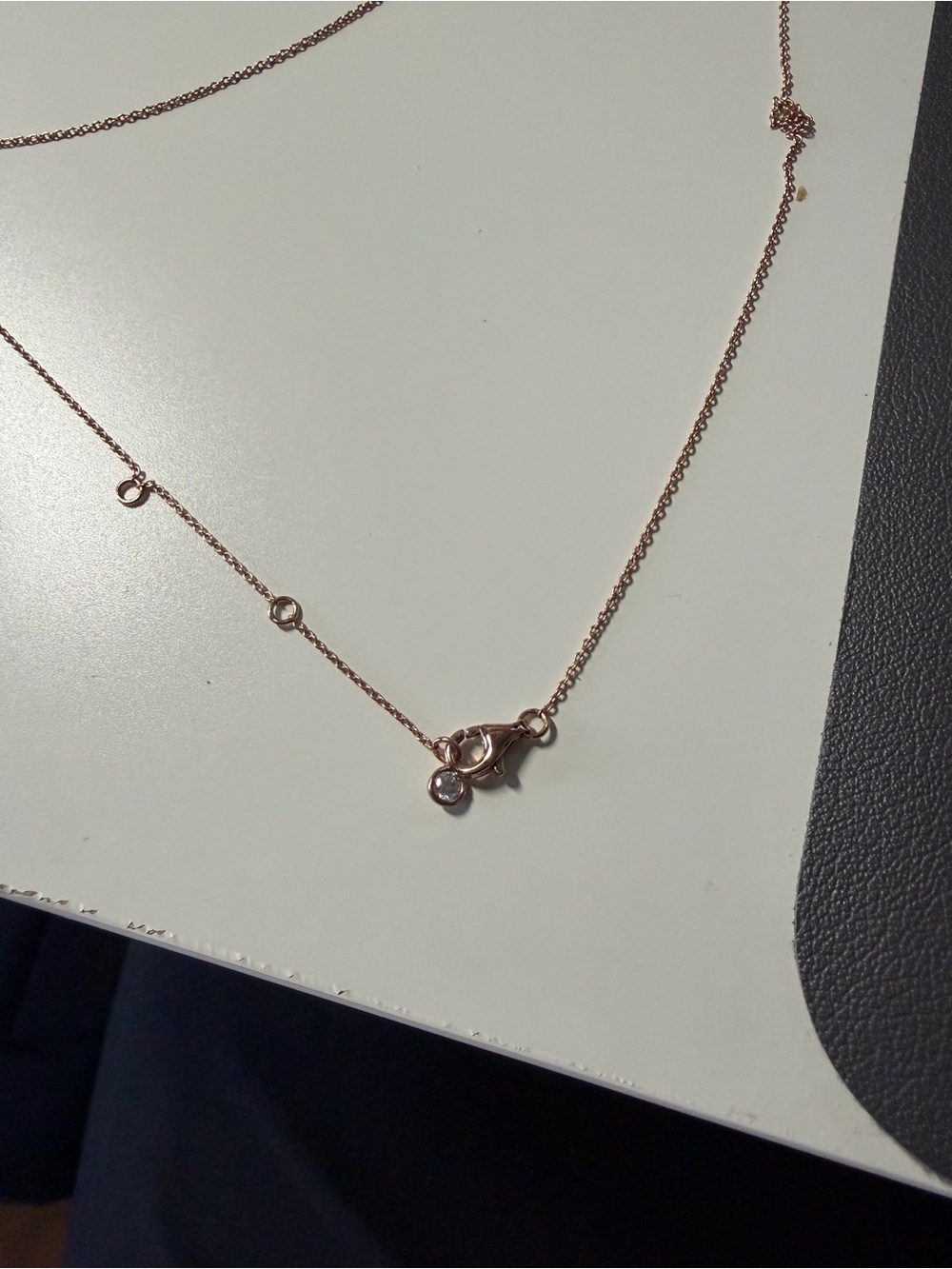 Limited Edition Minnie Disney Parks Rose Gold Mouse Pendant Necklace - CRISLU - Picture 5 of 9